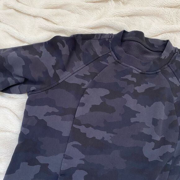 Lululemon Scuba crewneck sweatshirt Heritage 365 Camo Deep Coal Multi - Picture 4 of 9